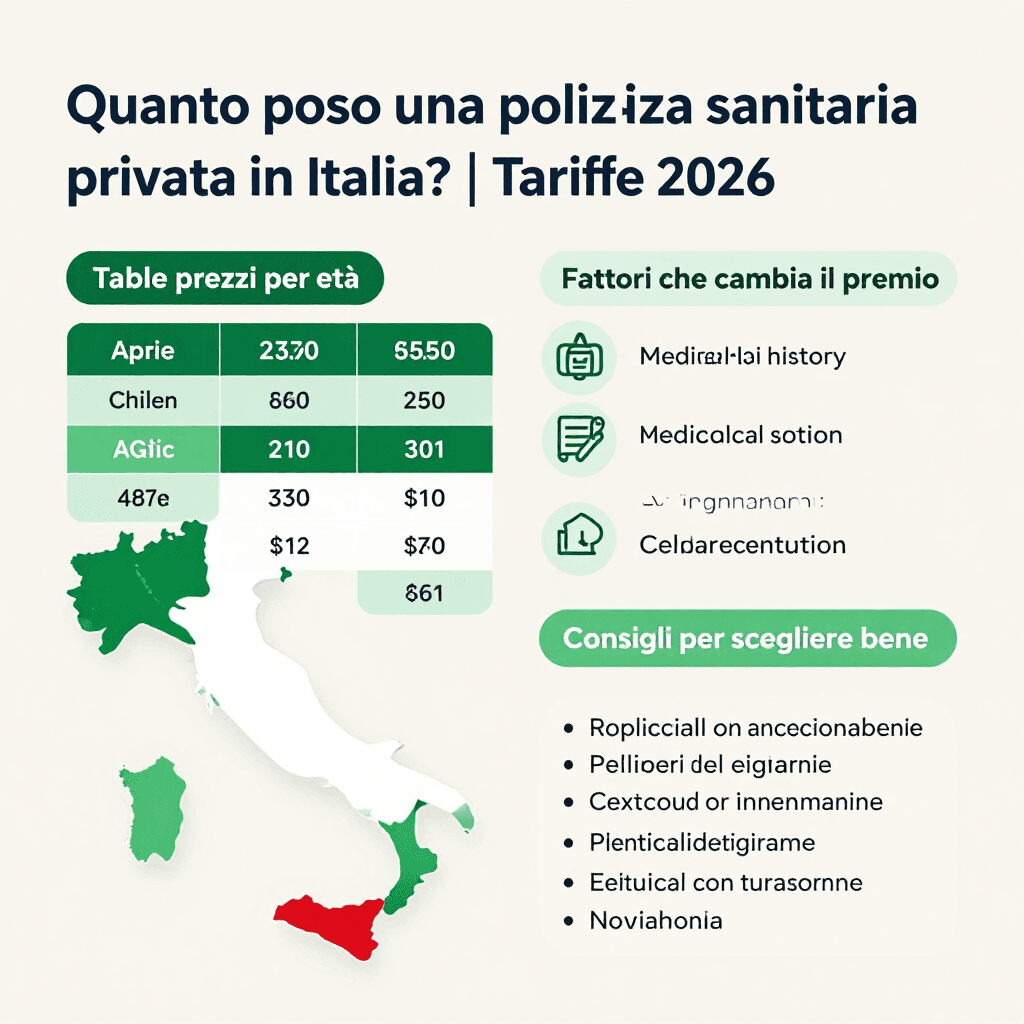 Quanto costa una polizza sanitaria privata in Italia?